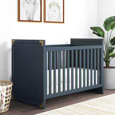 Navy blue 2024 convertible crib